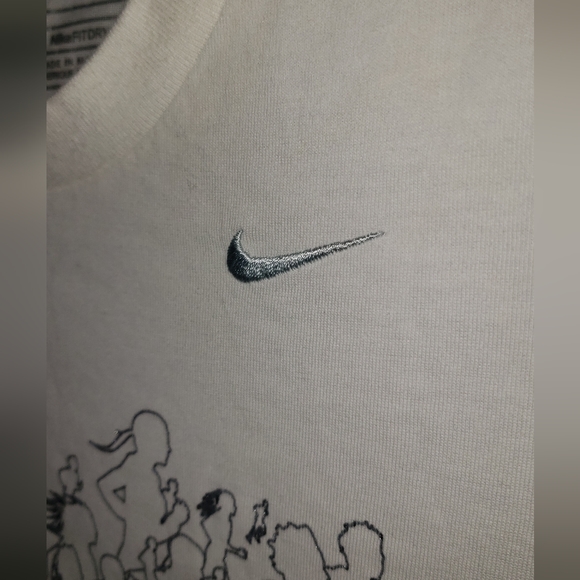 Nike Sports White Short Sleeve T-shirt Sz XS - Picture 5 of 8
